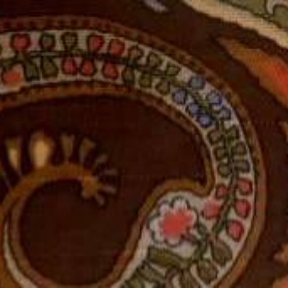 Jay Yang Dorset Paisley in Brown Fabric - Picture 5 of 6